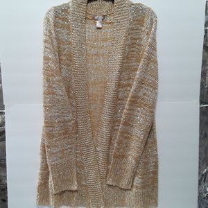 White - Stag Cardigans for women - Size M (8-10) Color Oatmeal Marl.